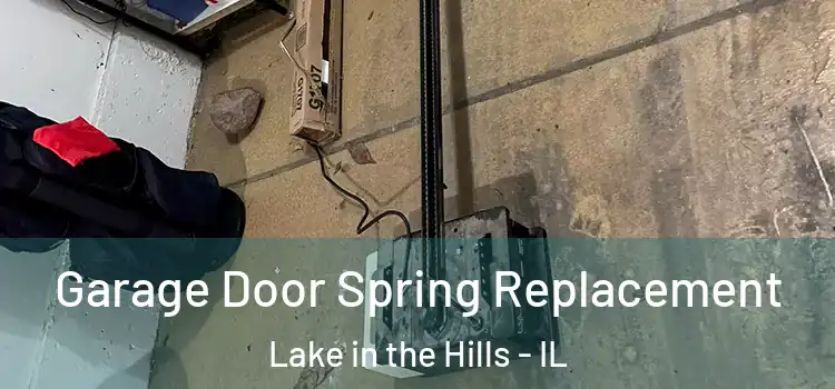  Garage Door Spring Replacement Lake in the Hills - IL