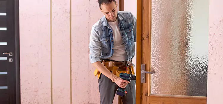 Exterior Door Frame Installation Lake in the Hills