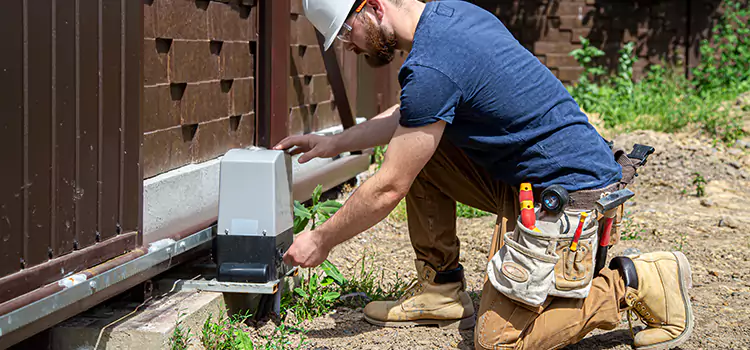 Electric Driveway Gate Installation Lake in the Hills