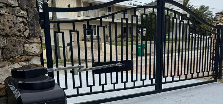 Swing Gate Opener with Keypad Lake in the Hills